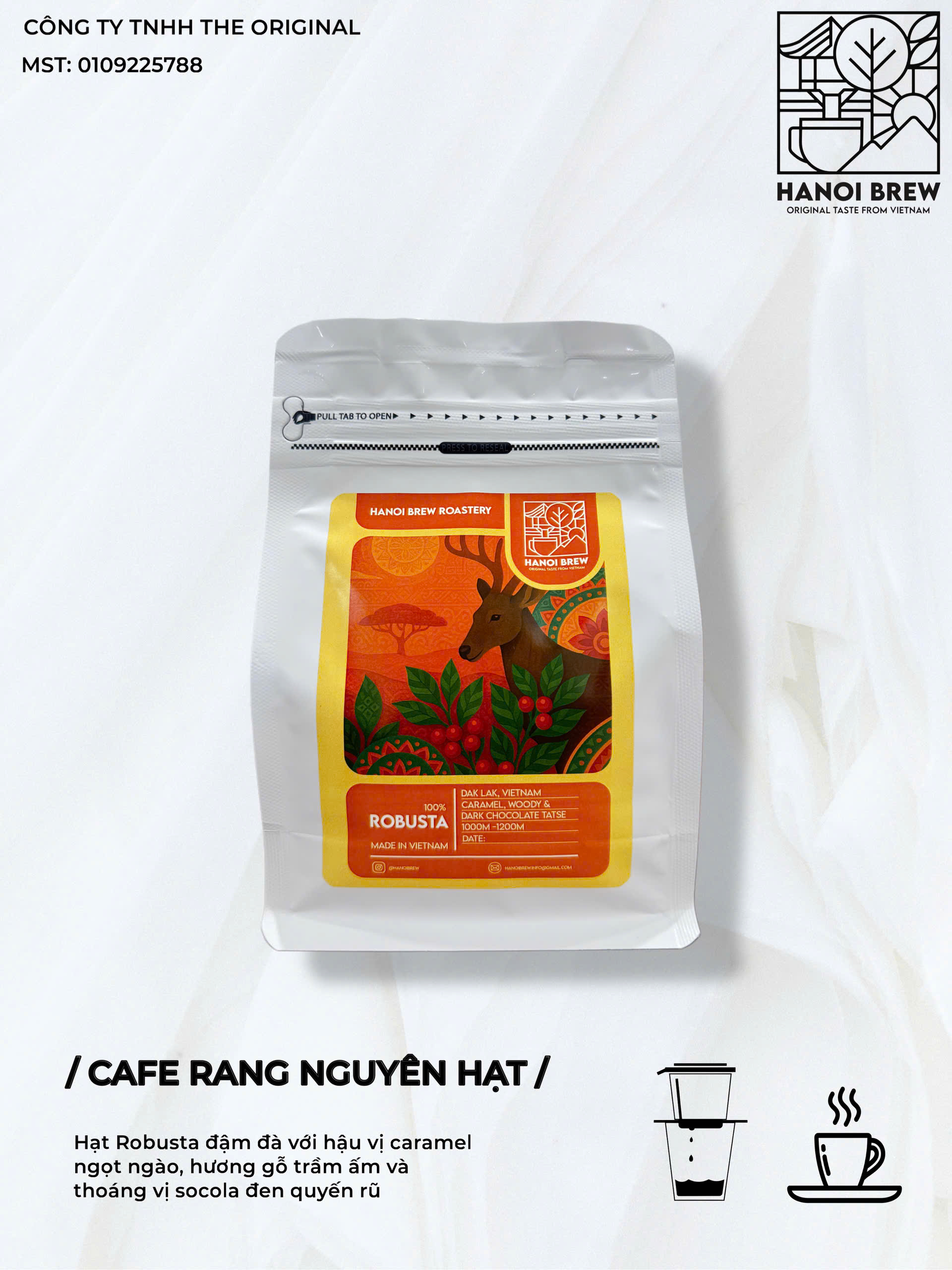 Hạt Robusta (250gr)